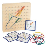 Small Foot Dřevěná deska Geoboard