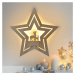 SOLIGHT 1V261 LED nástěnná dekorace vánoční hvězda, 24x LED, 2x AA