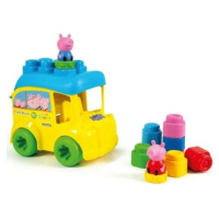 Clemmy Pepa Pig autobus 8 díly set měkkých stavebních kostek