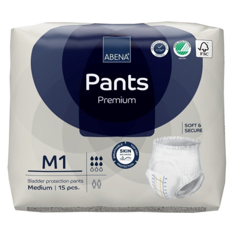 Abena Inkontinentní navlékací kalhotky Pants Premium M1 15 ks