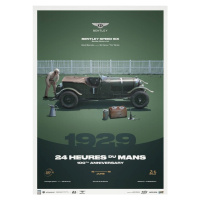 Umělecký tisk Bentley Speed Six - 24h Le Mans - 100th Anniversary - 1929, Automobilist, 50 × 70 