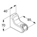 KLUDI Freshline Držák sprchy, chrom 6455205-00