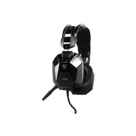 E-blue Cobra H 948, herní sluchátka s mikrofonem, černá, 2x 3.5 mm jack, DOPRODEJ