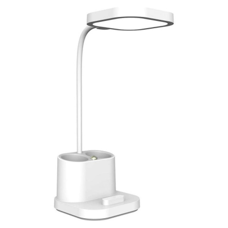 LED Stmívatelná nabíjecí stolní lampa s držákem a powerbankou LED/5W/5V 2400mAh Donoci