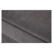 LuxD Designová lenoška Evie 196 cm šedý samet