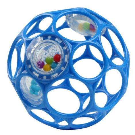 OBALL - Hračka RATTLE 10 cm blue 0m+