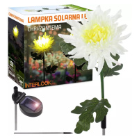 FLD-26-BÍLÁ | Zahradní solární lampa LED Chrysanthemum | 72 cm, 600 mAh