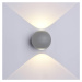 Optonica LED Wall Light kruhové Grey Body 6W Teplá bílá 7495