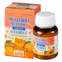 Dr. Müller Müllerovi medvídci s vitamínem C mandarinka 45 tablet