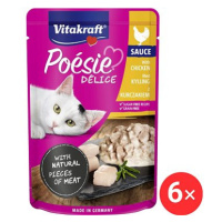 Vitakraft Cat mokré krmivo Poésie Délice kuřecí 6 × 85 g