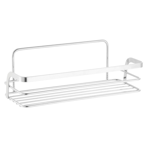MSV nástěnná polička RILEY, chromovaná, 26,7 cm