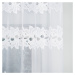 Dekorační oblouková krátká záclona na žabky BASTIA 80 bílá 280x80 cm MyBestHome