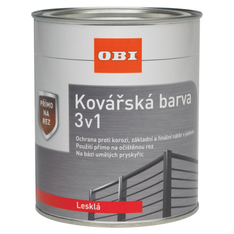 OBI Kovářská barva lesklá bílá 375 ml