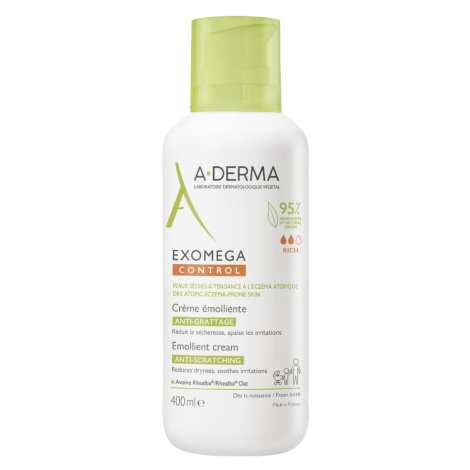 A-Derma Exomega Control Emolienční krém pro suchou kůži se sklonem k atopii 400 ml