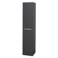 MEREO Mailo, koupelnová skříňka vysoká 170 cm, antracit, chrom madlo CN534LP