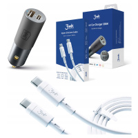 Set Nabíječka do auta 100W Usb-c kabel 60W