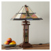 Clayre&Eef Stolní lampa Leondra v Tiffany stylu