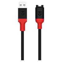 Tactical Recce 3:20 kabel pro Garmin USB-A Black/Red