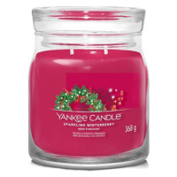 YANKEE CANDLE Signature 2 knoty Sparkling Winterberry 368 g