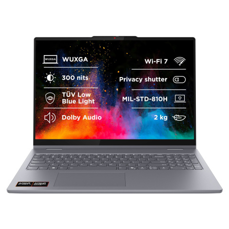 Lenovo IdeaPad 5 2-in-1 16IAL10 Luna Grey kovový (bez adaptéru)