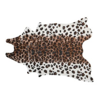 Koberec z umělé hovězí kůže se skvrnami 150 x 200 cm hnědý / bílý BOGONG, 309254