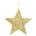 Dekoria Dekorace Golden Star 25cm, 25 x 1 cm