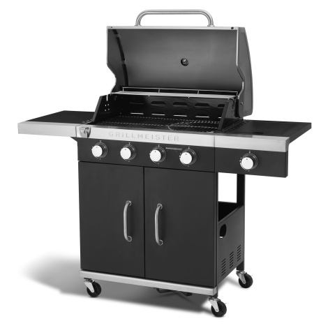 Grillmeister Plynový gril 19,7 kW, 4+1 s keramickým hořákem