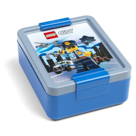 LEGO LUNCH - City box na svačinu - modrá