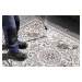 NORTHRUGS - Hanse Home koberce Kusový koberec Twin Supreme 103864 Leyte Black/Cream – na ven i n