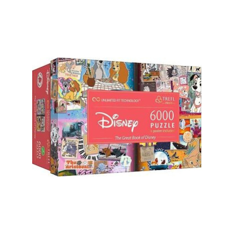Puzzle UFT: Velká kniha Disney 6000 dílků Trefl