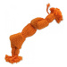 Uzel Dog Fantasy pískací 2 knoty 22cm oranžový