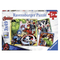 Ravensburger Puzzle Premium 80403 Disney Marvel Avengers 3x49 dílků