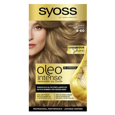 Syoss Oleo Intense barva na vlasy Medově plavý 8-60