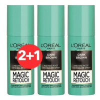 L'ORÉAL PARIS Magic Retouch 2 Dark Brown 3 × 75 ml