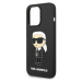 Karl Lagerfeld Liquid Silicone Ikonik NFT kryt iPhone 15 Pro Max černý