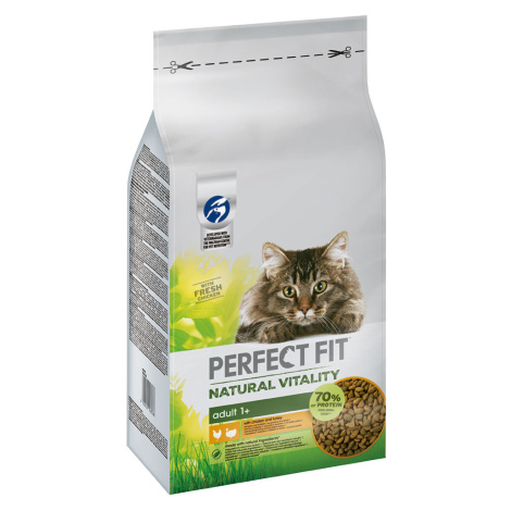 Perfect Fit Cat Natural Vitality kuřecí a krůtí - 6 kg