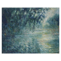 Obrazová reprodukce Morning on the Seine, Claude Monet, 40 × 30 cm