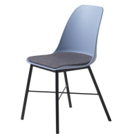 Furniria Designová židle Jeffery matná modrá