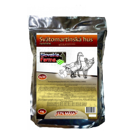 Hypoalergenní Granule Slovakia Farma - Svätomartinská hus 31/20 - 4 kg