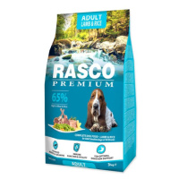 Krmivo Rasco Premium Adult jehněčí s rýží 3kg