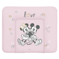 CEBA - Podložka přebalovací měkká na komodu 85x72 Disney Minnie & Mickey Pink