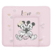 CEBA - Podložka přebalovací měkká na komodu 85x72 Disney Minnie & Mickey Pink