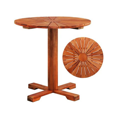 Bistro stolek 70 x 70 cm masivní akáciové dřevo SHUMEE