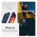 Spigen Liquid Air silikonové pouzdro na iPhone 15 6.1" Navy Blue