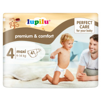 lupilu® Dětské pleny Premium Comfort, velikost 4 Maxi, 41 kusů