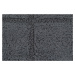 Ridder DELHI Koupelnová předložka 50x80 cm s protiskluzem, 100% polyester, tmavě šedá