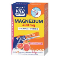 Maxi Vita Magnézium 400mg, B komplex, vitamin C sáčků 20x2g