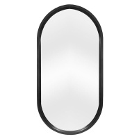 Nástěnné zrcadlo Tiago 60x120 cm, černé