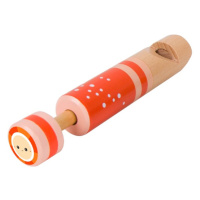 Classic WORLD Dřevěná píšťalka pro děti - vesmír barva: červená
