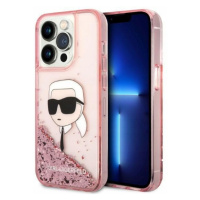 Originální Pouzdro Karl Lagerfeld na iPhone 14 Pro růžové case